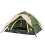 Voir la diapositive 4 : VIDAXL Tente de camping a dome 5 personnes vert liberation rapide