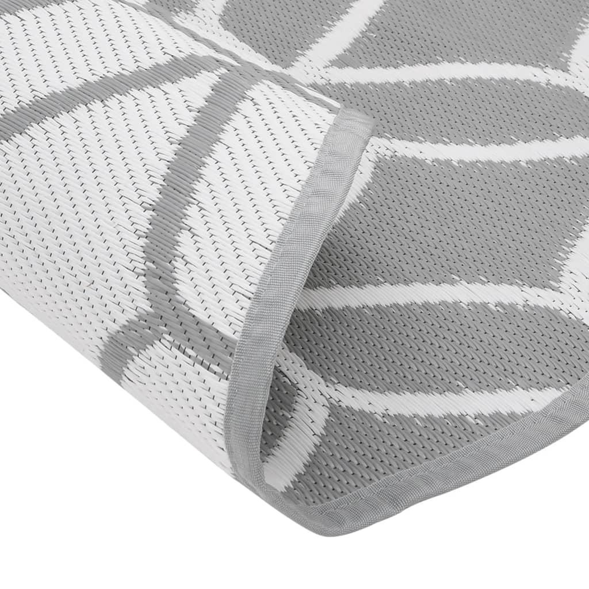 Voir la diapositive 5 : VIDAXL Tapis d'exterieur ARAKIL gris Ø160 cm PP
