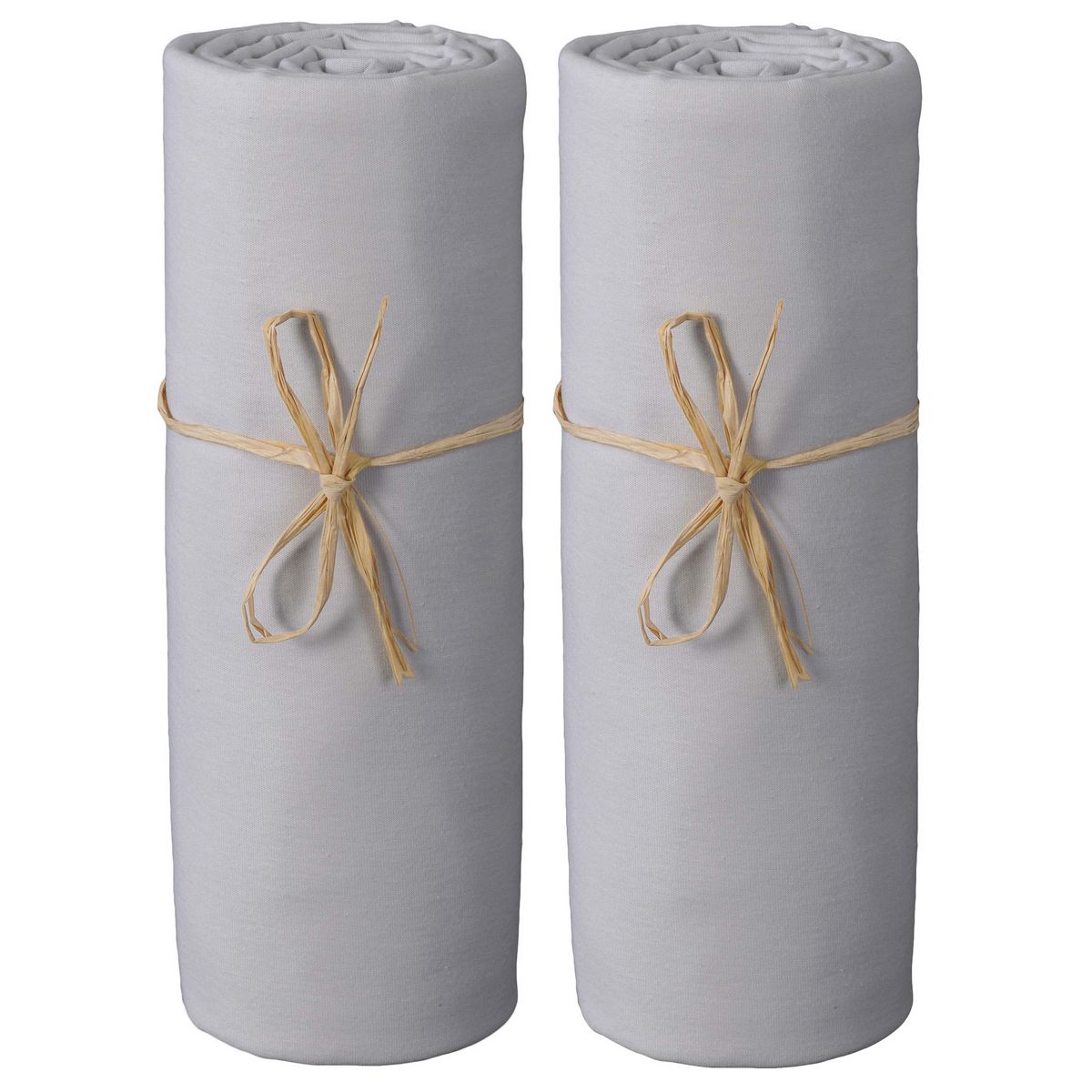 PTIT BASILE Lot x2 draps housse jersey extensible coton Bio