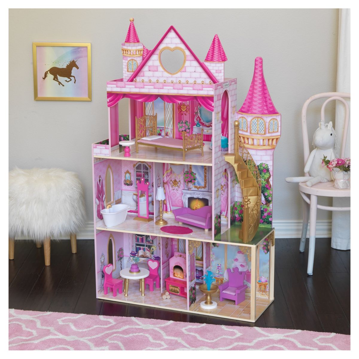 Kidkraft Château de princesse Rose Garden