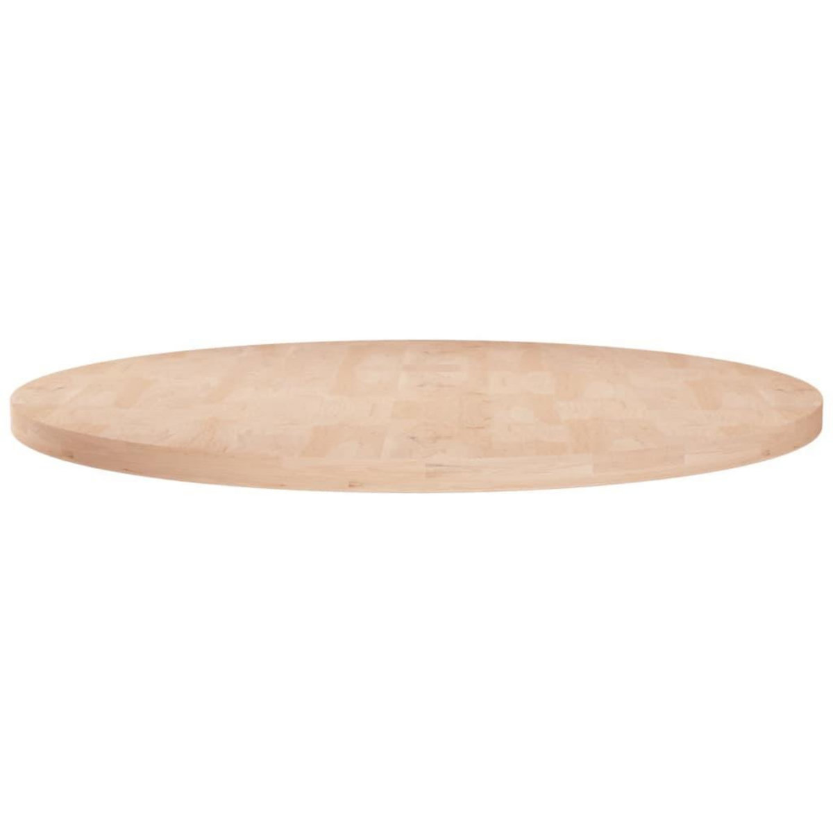 VIDAXL Dessus de table rond Ø70x2,5 cm Bois de chene massif non traite