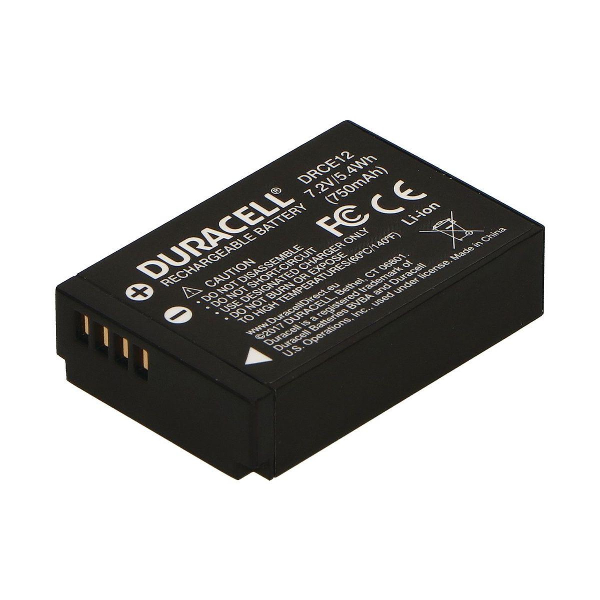 Voir la diapositive 2 : Duracell Batterie LP-E12 pour appareil photo Canon