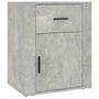 Voir la diapositive 2 : VIDAXL Table de chevet Gris beton 50x36x60 cm Bois d'ingenierie