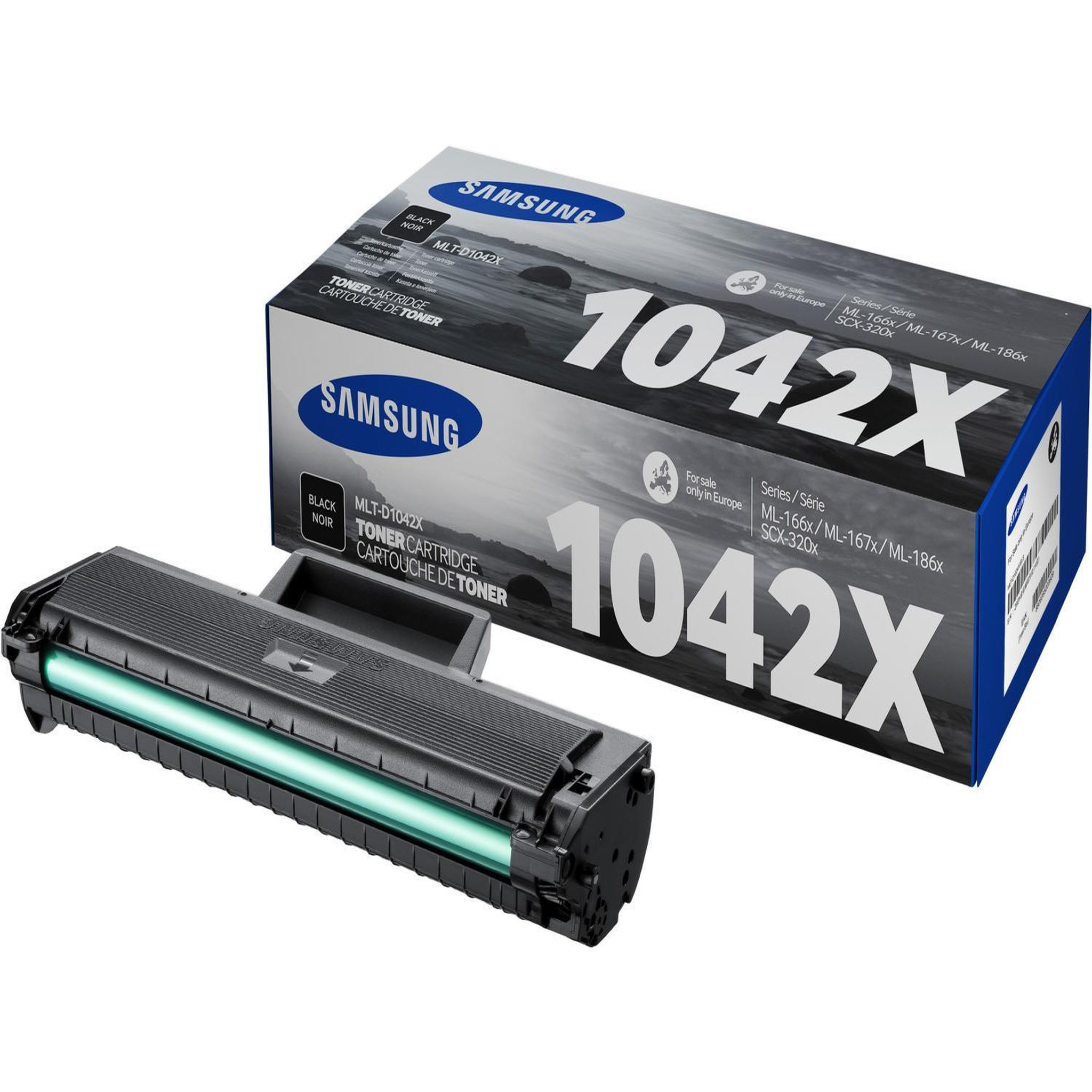 HP Samsung mlt-d1042x low yield black toner cartridge cartouche de toner 1 pièce(s) original