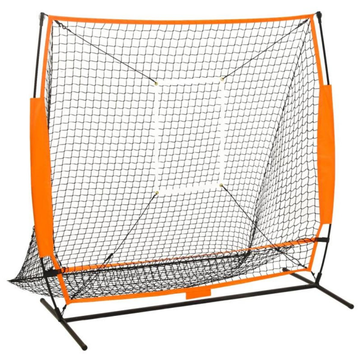 VIDAXL Filet d entraînement baseball multisport Noir 174x76x158,5 cm