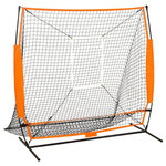 VIDAXL Filet d entraînement baseball multisport Noir 174x76x158,5 cm