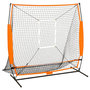 Voir la diapositive 1 : VIDAXL Filet d entraînement baseball multisport Noir 174x76x158,5 cm