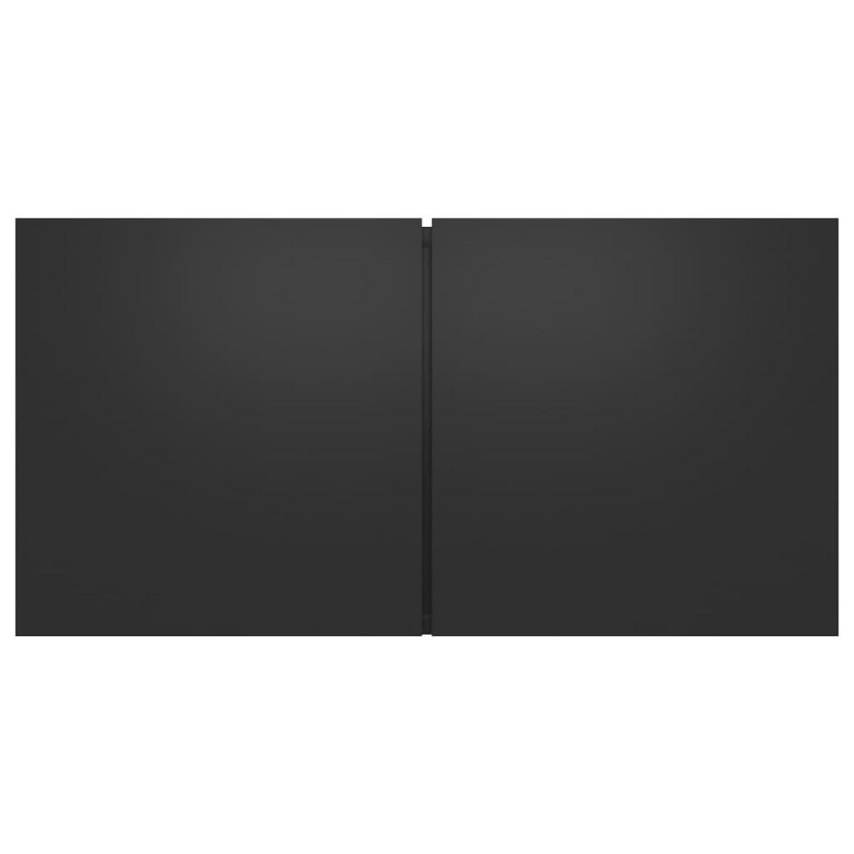 VIDAXL Meuble TV suspendu Noir 60x30x30 cm