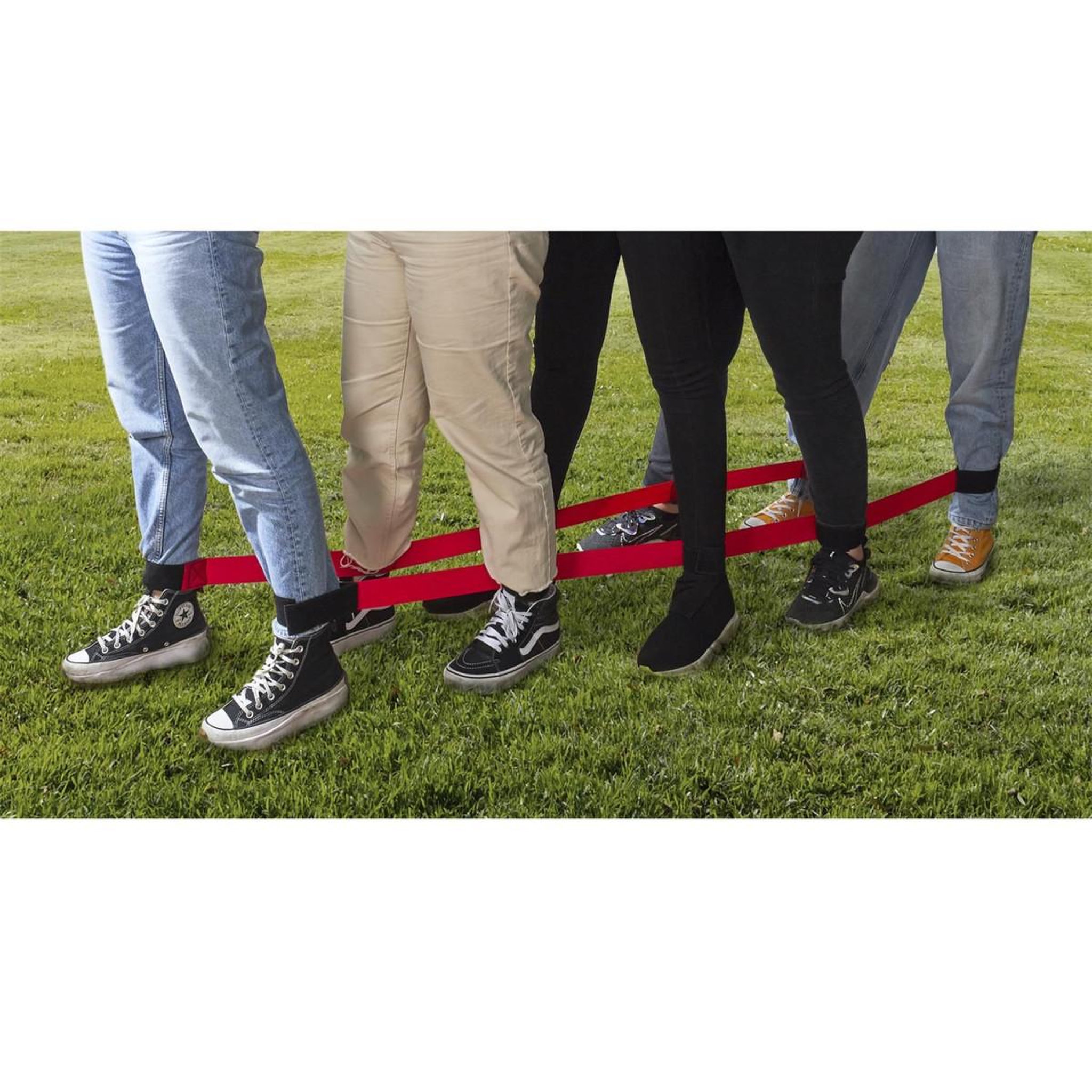 Voir la diapositive 3 : MISTER GADGET Jeu de la chenille  5 personnes  110cm rouge & noir