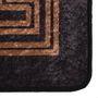 Voir la diapositive 2 : VIDAXL Tapis lavable antiderapant 190x300 cm noir et dore