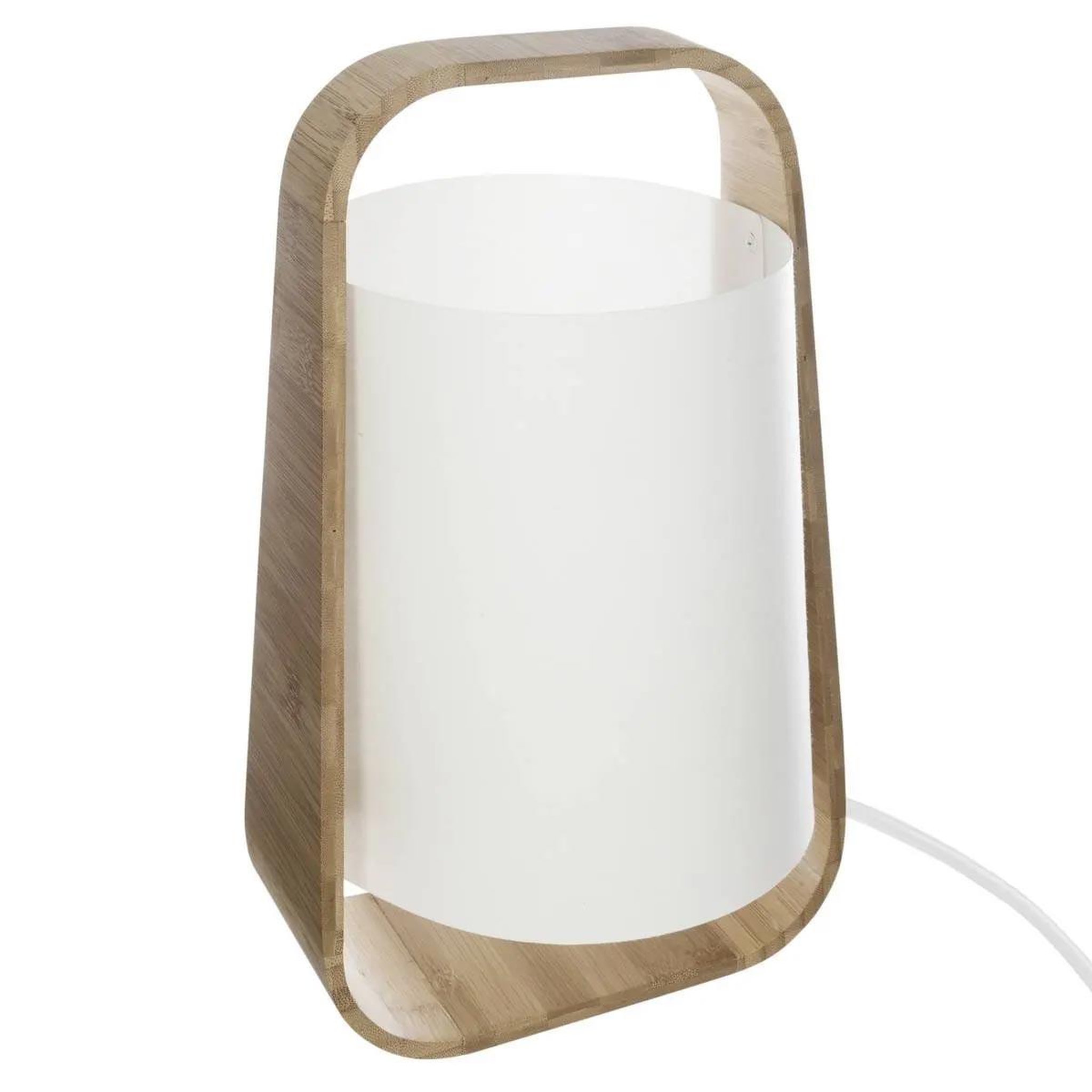 Voir la diapositive 1 : ATMOSPHERA Lampe à poser design  bambou  35cm naturel