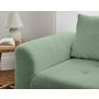 Voir la diapositive 3 : LISA DESIGN Rune - fauteuil - en tissu bouclette