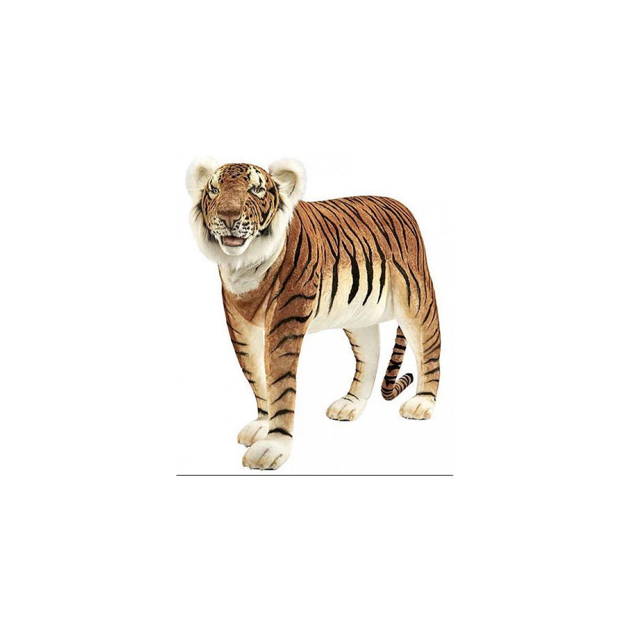 Hansa Hansa peluche geante tigre brun jacquard 140 cm l