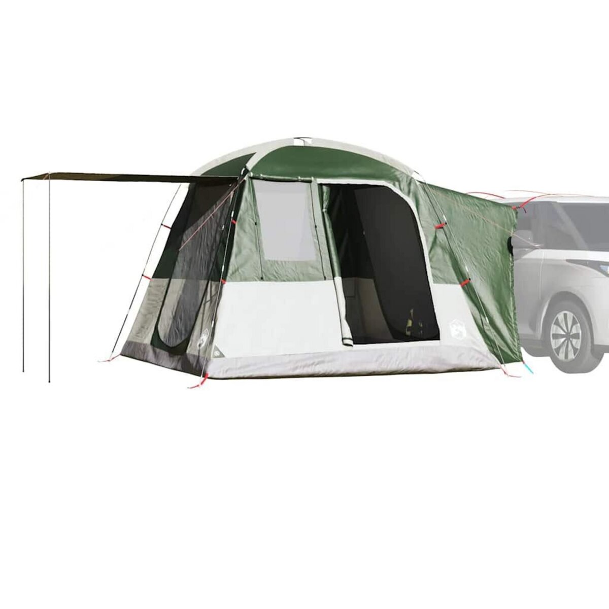 VIDAXL Tente de voiture 4 personnes vert impermeable