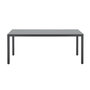 Voir la diapositive 2 : MARKET24 Ensemble table de jardin 6 personnes : Table + 6 chaises - Structure en aluminium - L180 x P 90 x H 72 cm - Gris anthracite