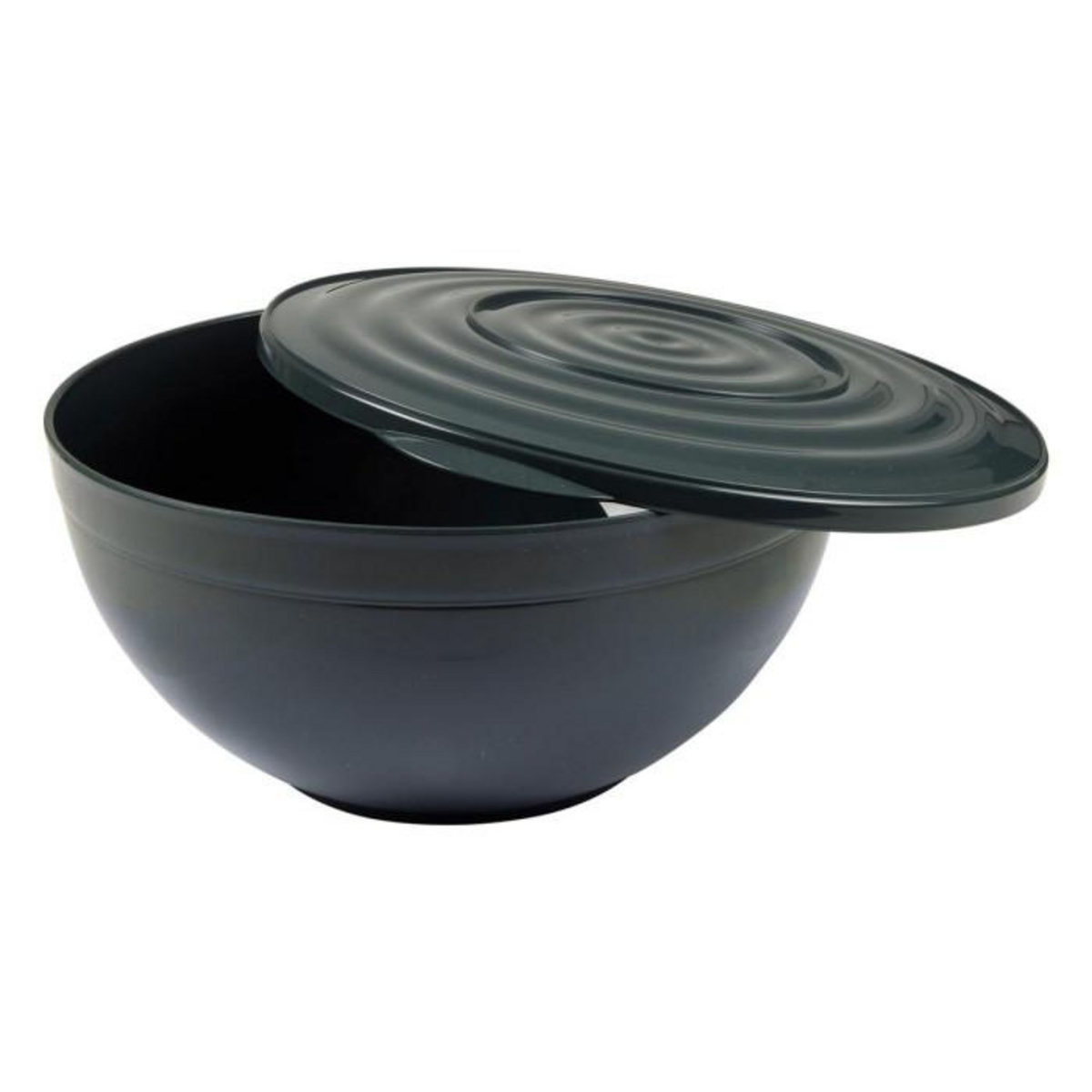 Paris Prix Saladier de Cuisine Avec Couvercle  Merle  5,5L Anthracite