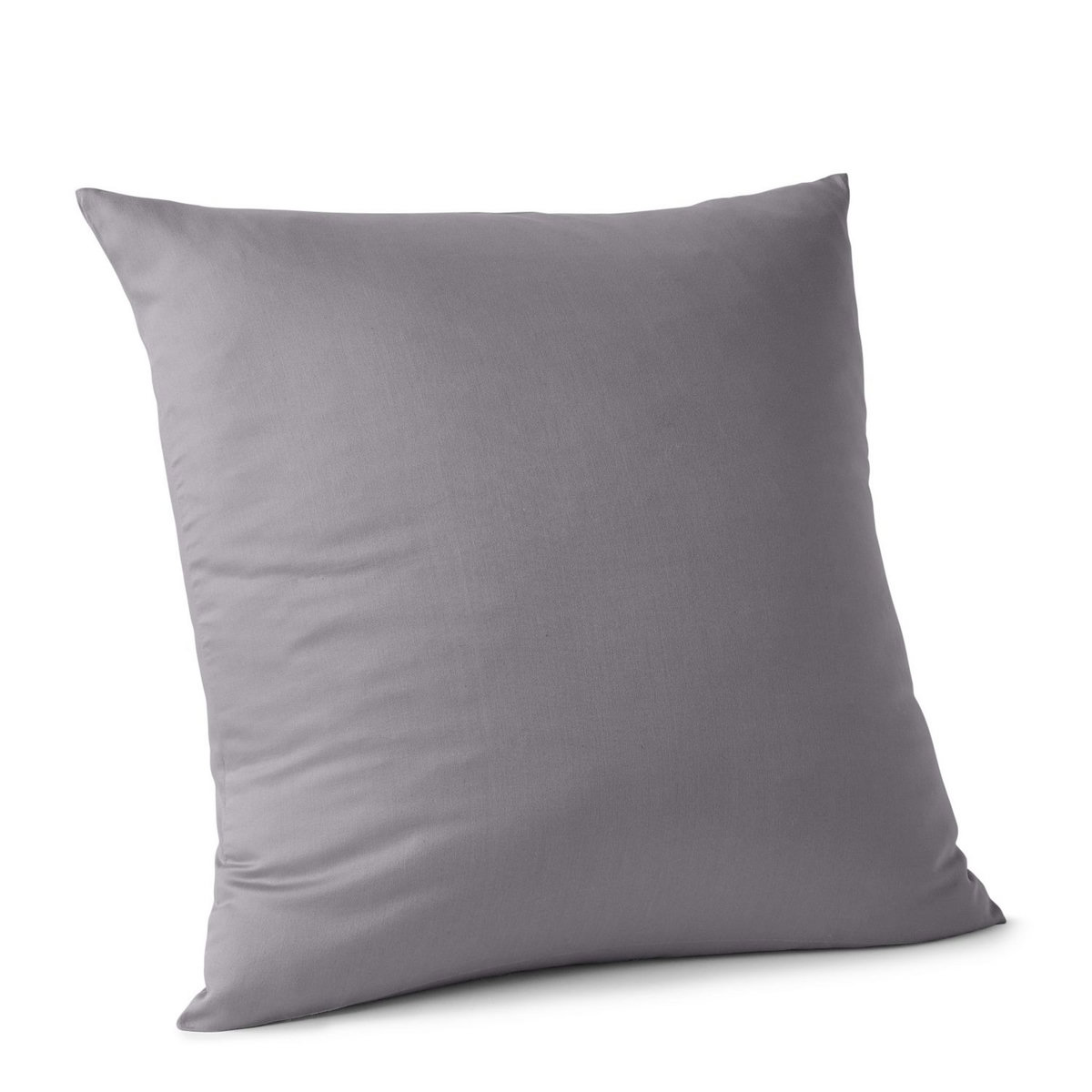 ACTUEL Taie d'oreiller unie en satin de coton 
