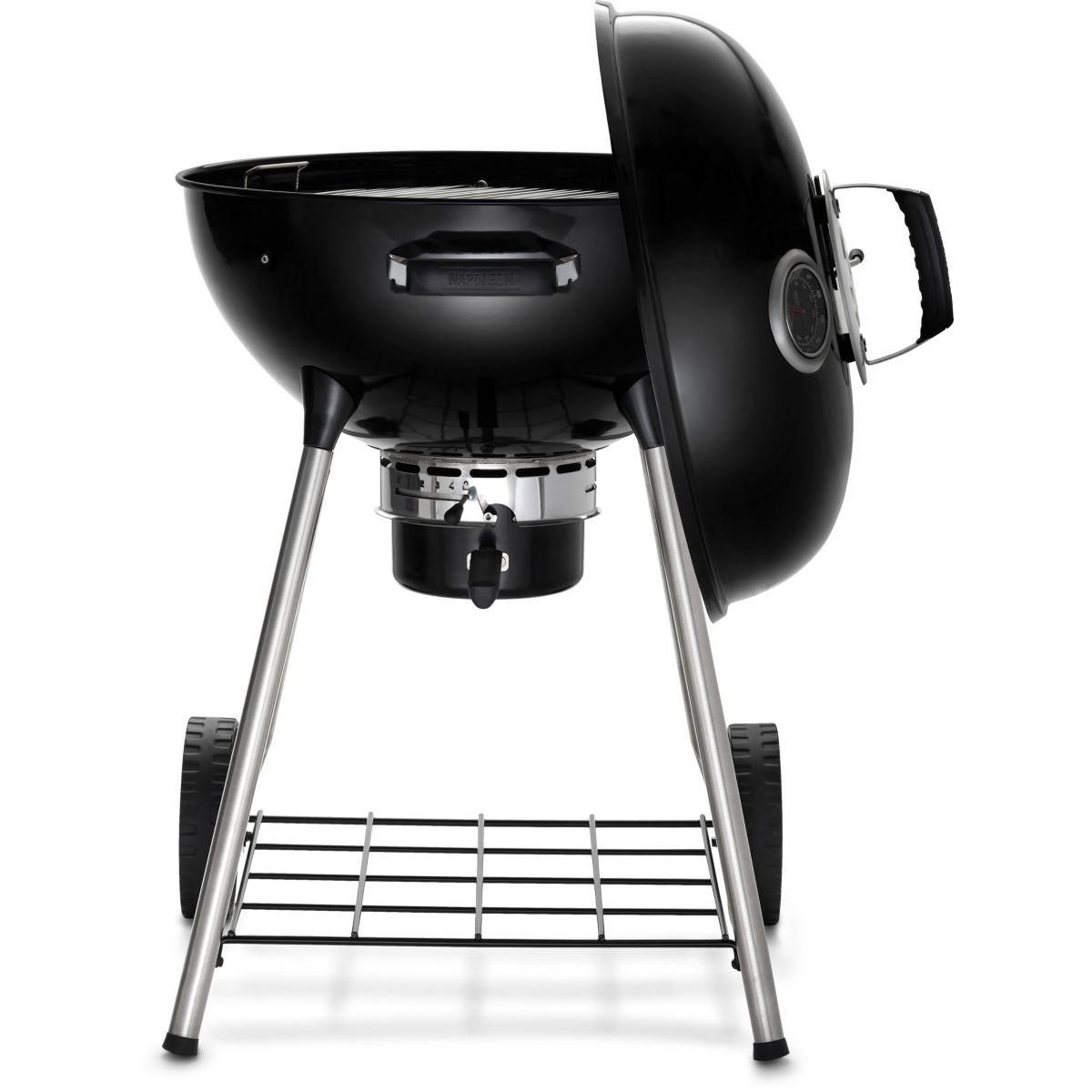 NAPOLEON Barbecue charbon Kettle Premium noir sur pieds 57cm
