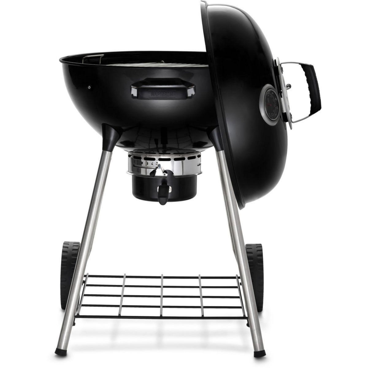 NAPOLEON Barbecue charbon Kettle Premium noir sur pieds 57cm