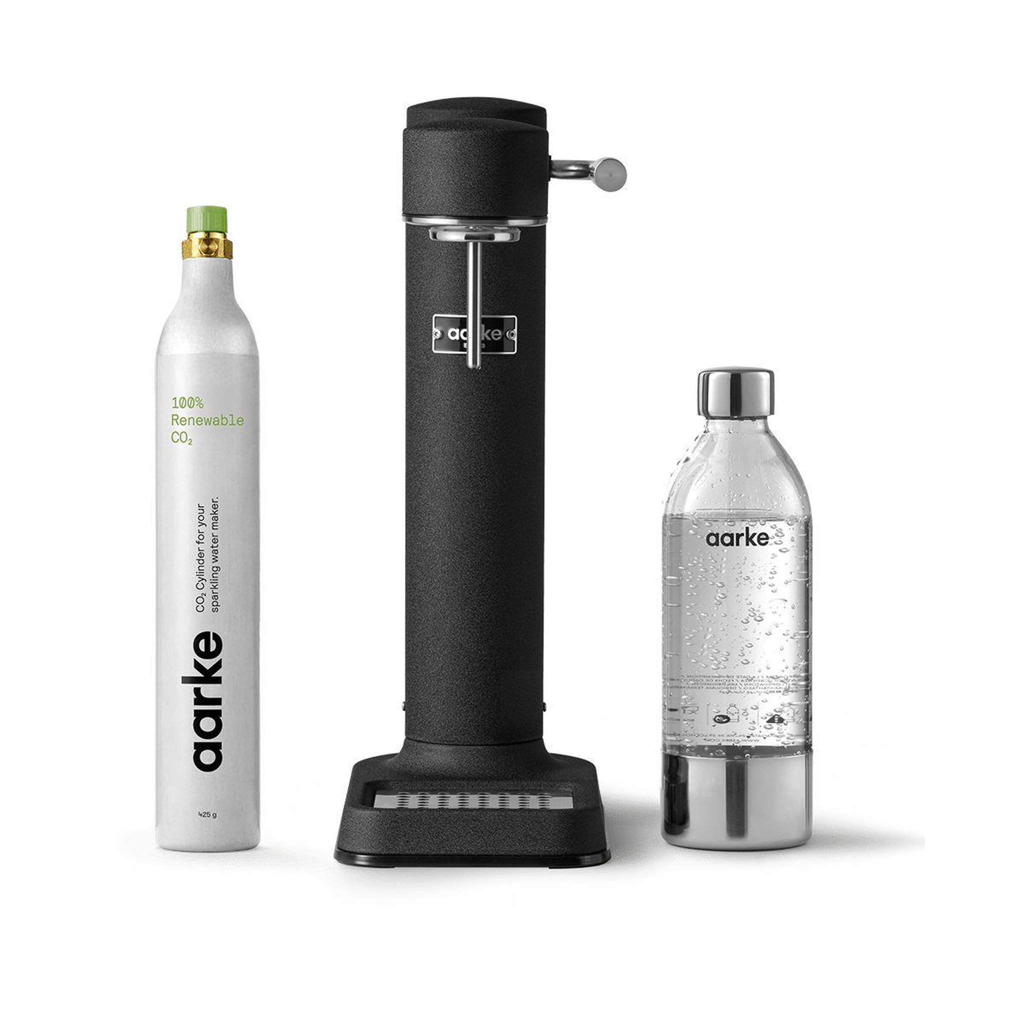 Voir la diapositive 1 : AARKE Machine à soda pack carbonator 3 noir mat + co2