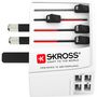 Voir la diapositive 2 : Skross Adaptateur de voyage Universel 4 USB