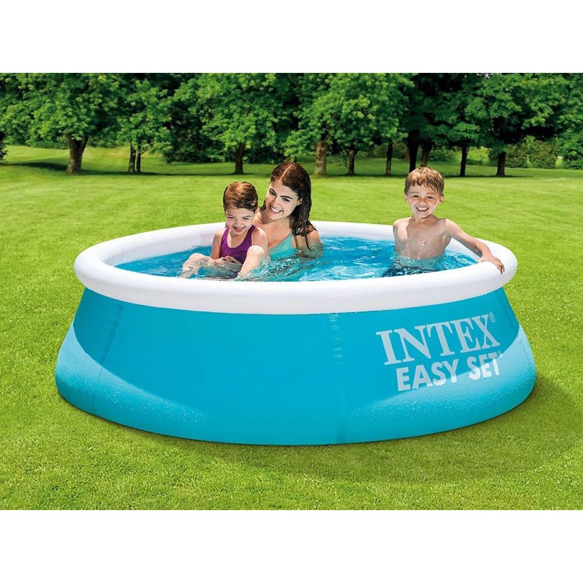 INTEX Kit piscine gonflable Easy Set Intex 1.83 x 0.51 m – Installation rapide