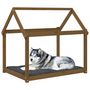 Voir la diapositive 4 : VIDAXL Lit pour chien Marron miel 111x80x100 cm Bois de pin solide