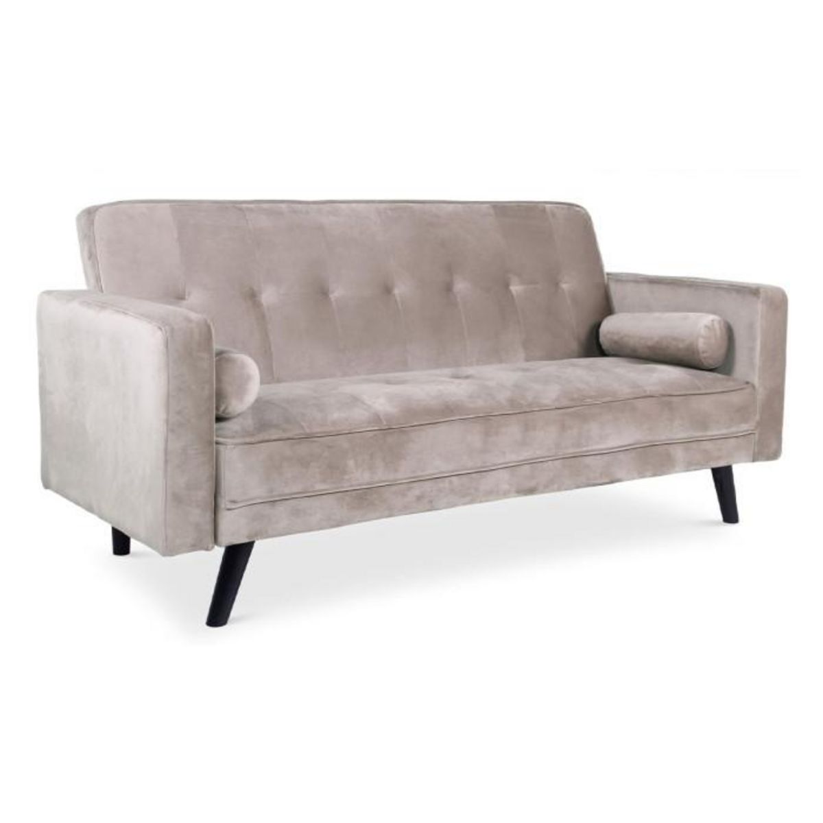 Paris Prix Canapé Convertible 3 Places Scandinave  Navya  Taupe