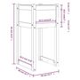 Voir la diapositive 6 : VIDAXL Jardinieres 2 pcs 40x40x81 cm Bois massif de pin