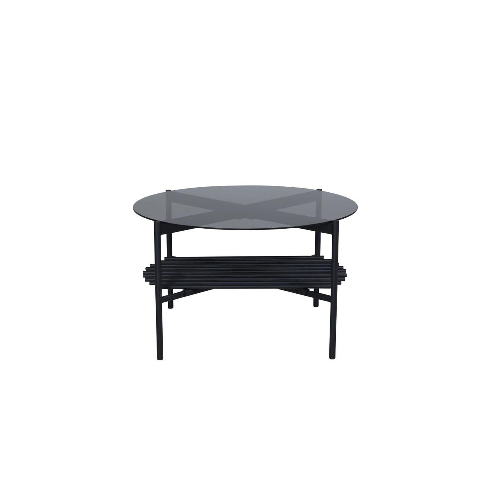 Voir la diapositive 2 : Paris Prix Table basse en verre  von staf  80cm noir
