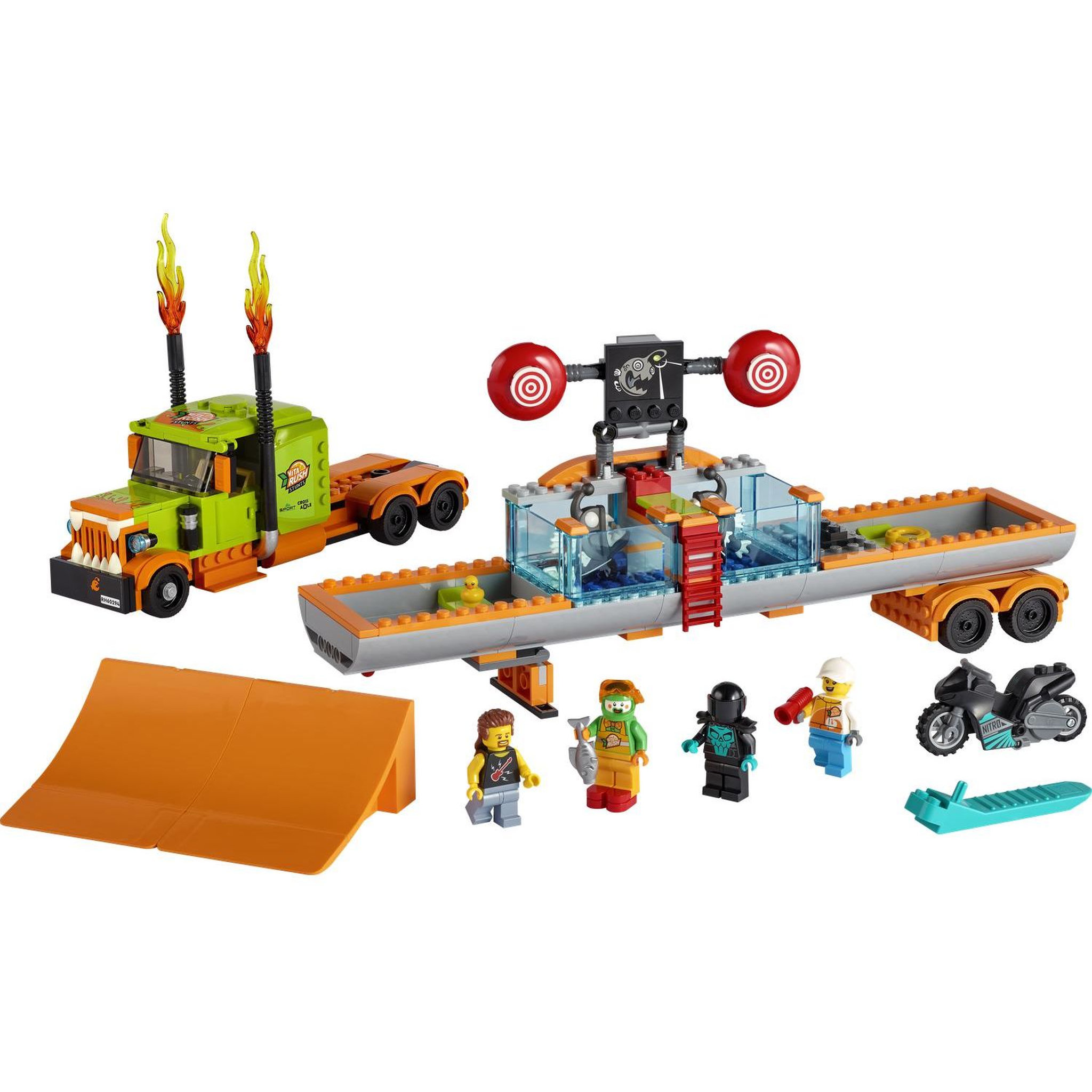 Voir la diapositive 2 : LEGO City Stuntz 60294 Le camion de spectacle des cascadeurs