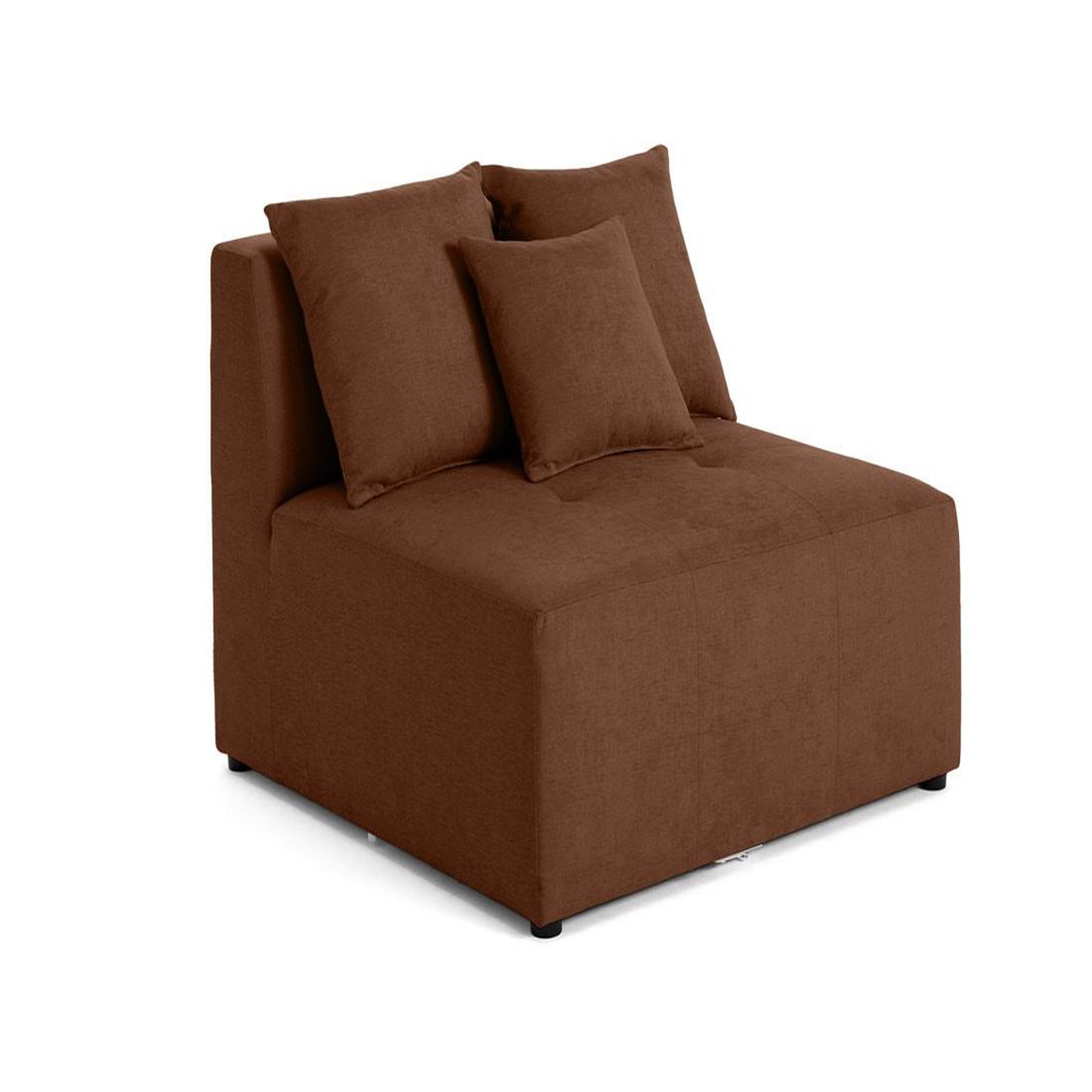 Voir la diapositive 1 : LISA DESIGN Amalfi - module d'assise sans accoudoirs - 1 place - en tissu