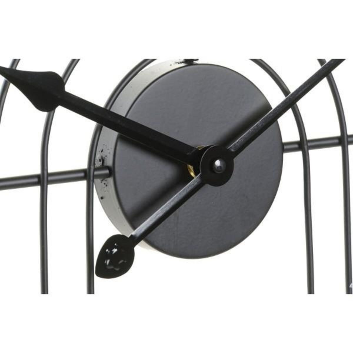 AAAAA Horloge Murale DKD Home Decor Noir Doré Métal Moderne 45 x 3 x 45 cm (2 Unités)