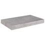 Voir la diapositive 4 : VIDAXL Etageres murales flottantes 2 pcs gris beton 40x23x3,8 cm MDF