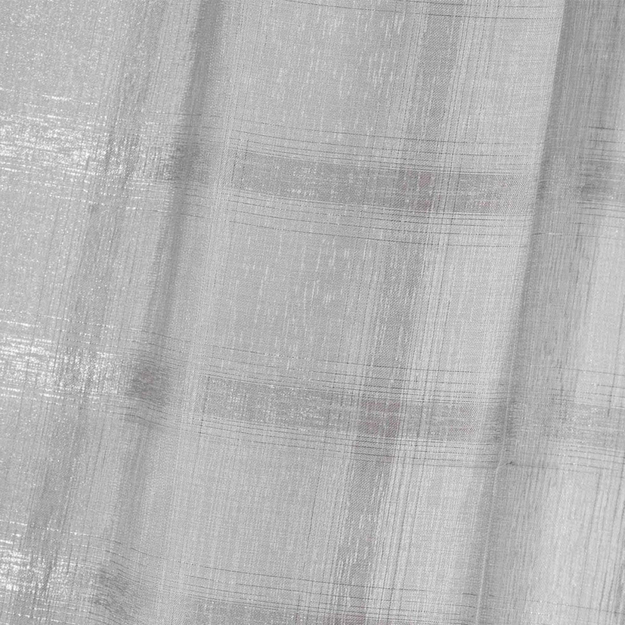 Voir la diapositive 2 : Douceur d'Intérieur Paire de voilages passe-tringle  candide  70x240cm gris