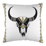 Paris Prix Coussin Déco Imprimé  Boho  40x40cm Noir & Jaune