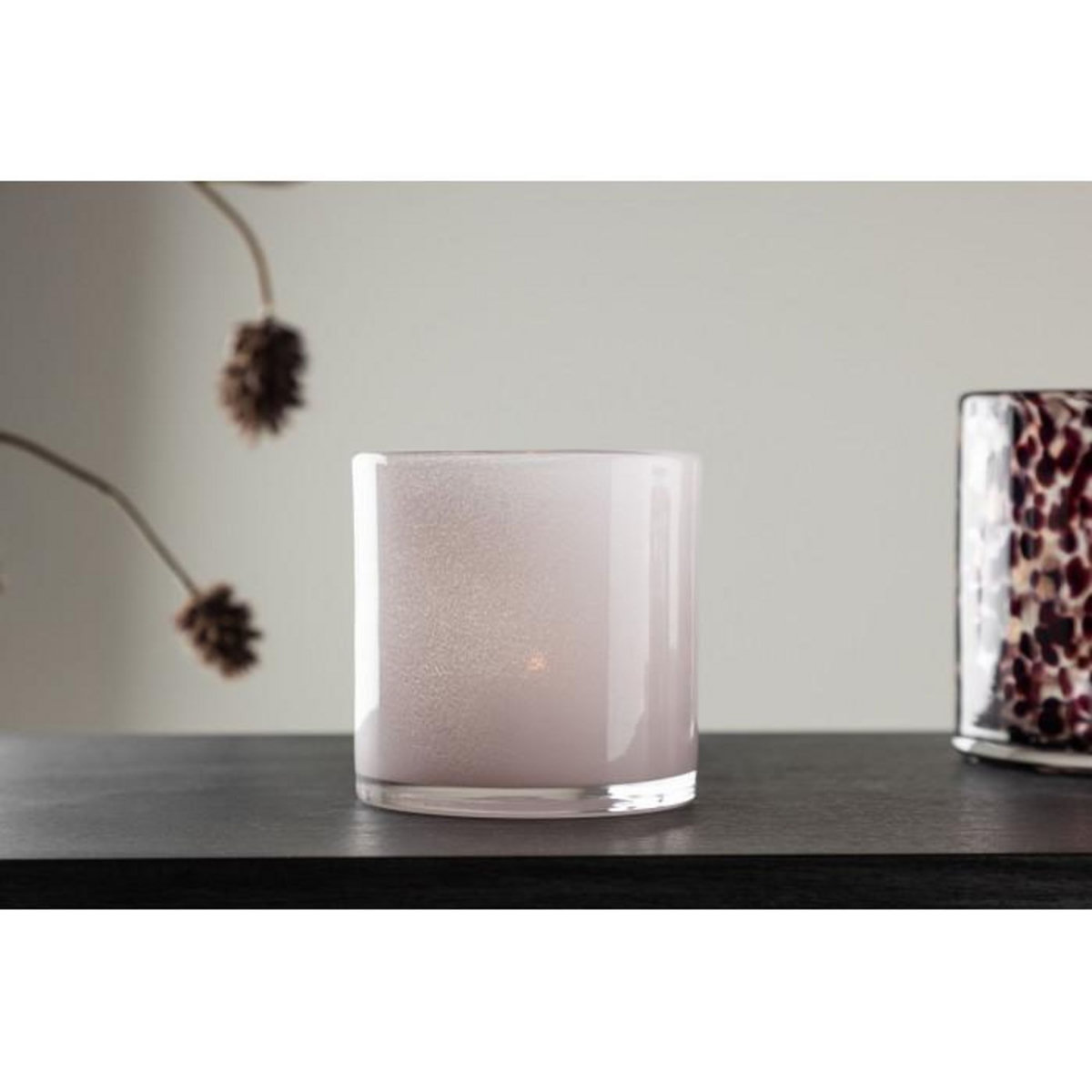 Paris Prix Photophore Déco  Gloria  10cm Rose Clair