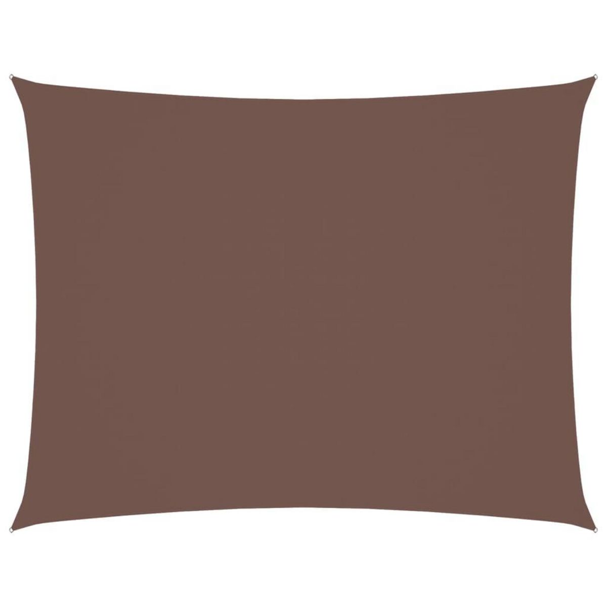 VIDAXL Voile de parasol tissu oxford rectangulaire 3,5x5 m marron