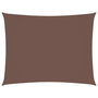Voir la diapositive 2 : VIDAXL Voile de parasol tissu oxford rectangulaire 3,5x5 m marron