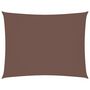 Voir la diapositive 2 : VIDAXL Voile de parasol tissu oxford rectangulaire 3,5x5 m marron
