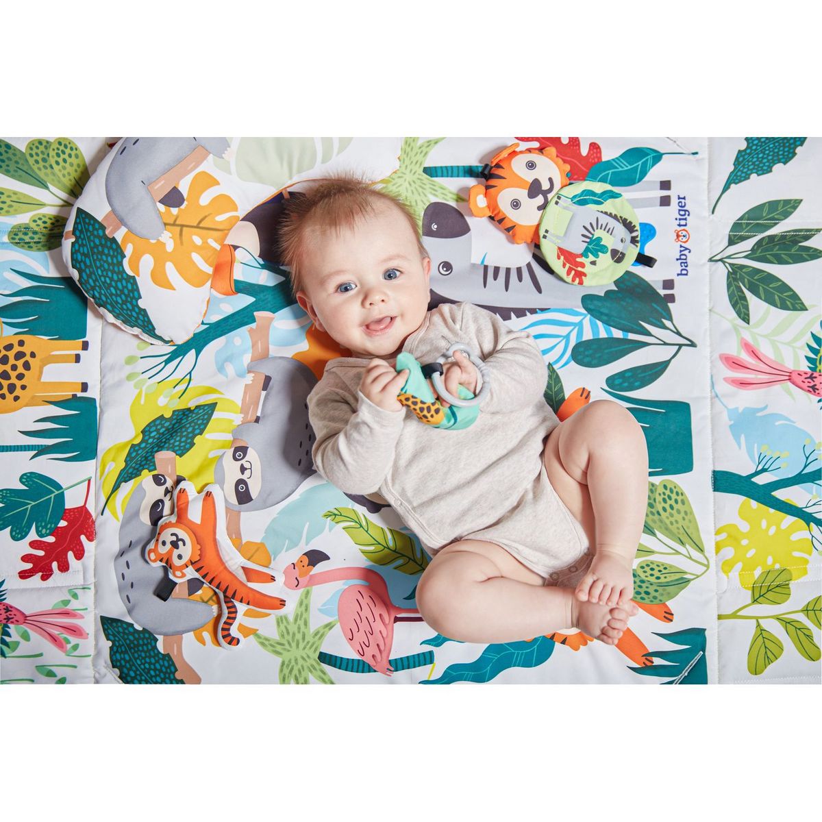 Baby Tiger Baby Tiger tapis d'éveil TROPICANA multicolore