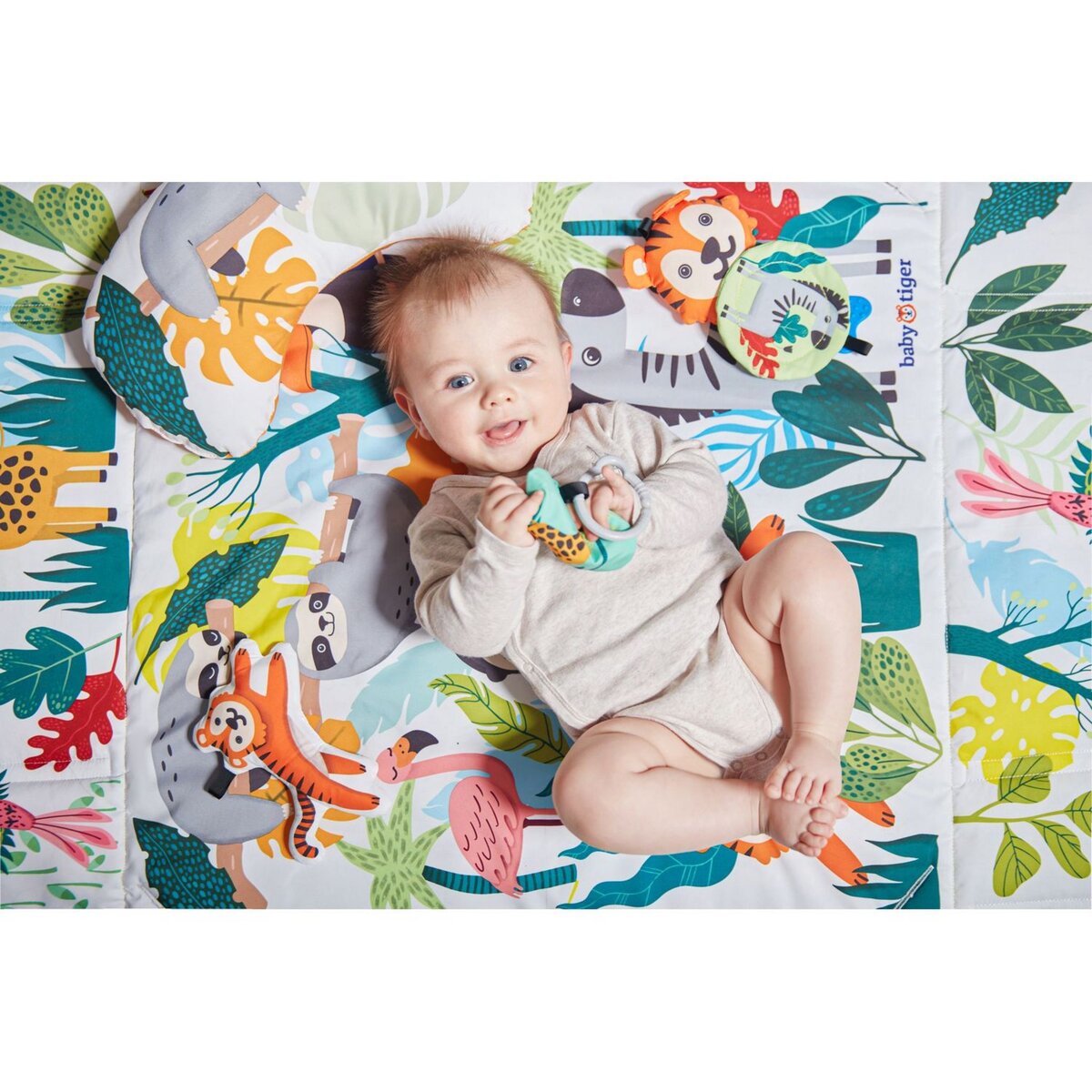 Baby Tiger Baby Tiger tapis d'éveil TROPICANA multicolore