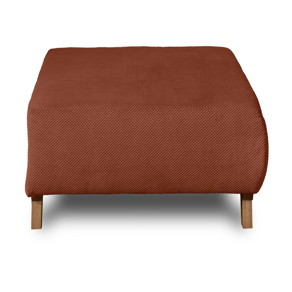 BEST MOBILIER Cristal - pouf modulable - 95 cm - en velours texturé