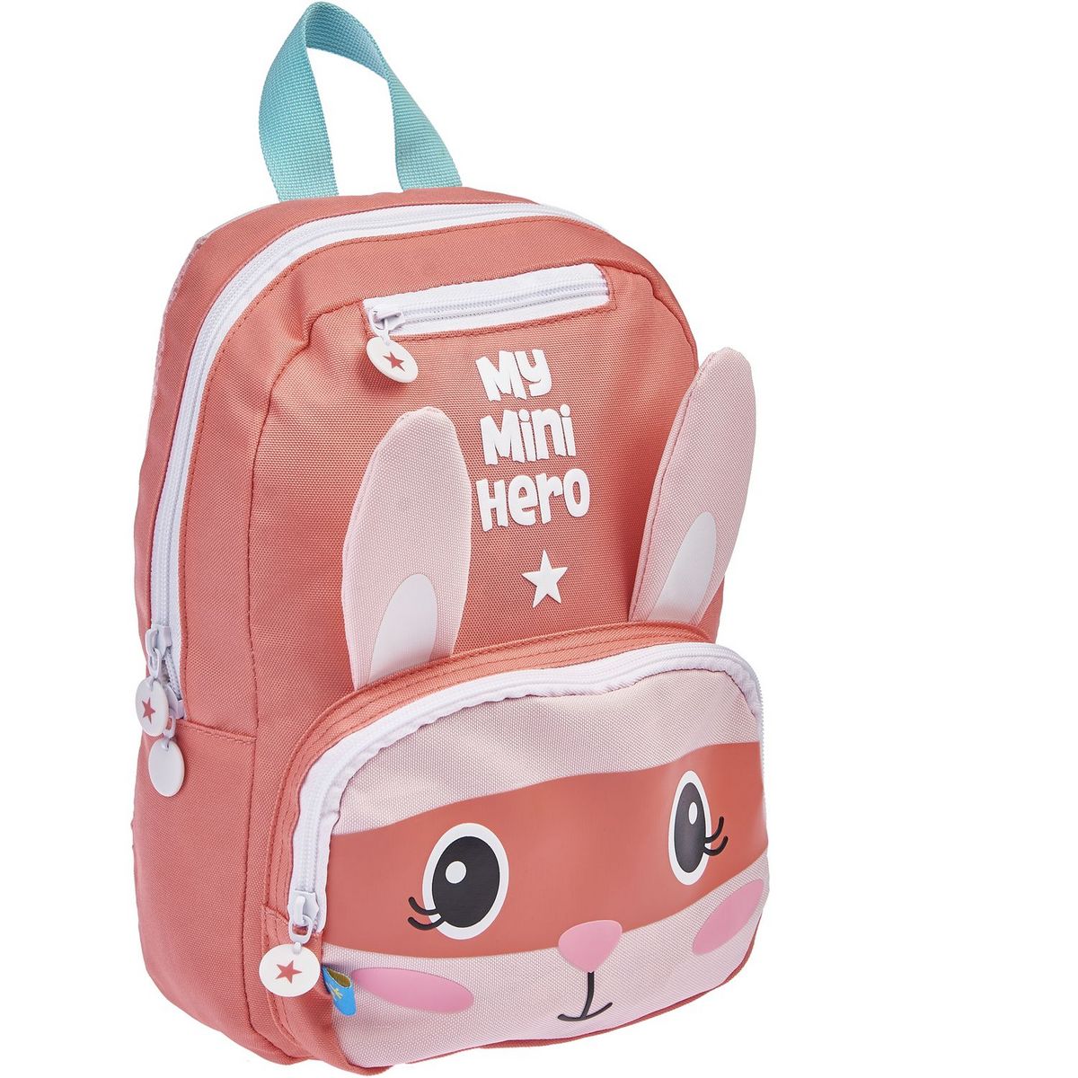 AUCHAN Sac maternelle cape rose lapin