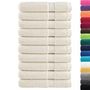 Voir la diapositive 2 : VIDAXL Serviettes de qualité supérieure SOLUND 10 pcs crème 600 g m²