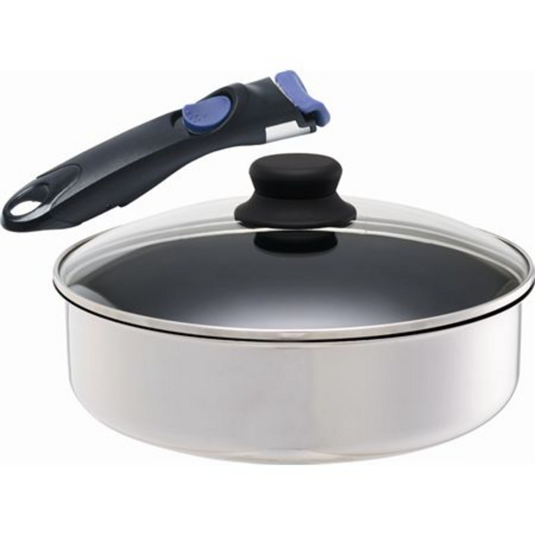 ACTUEL Sauteuse inox poignée amovible pas cher - Auchan.fr