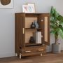 Voir la diapositive 3 : VIDAXL Buffet Chene marron 70x31x115 cm Bois d'ingenierie