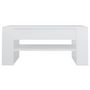 Voir la diapositive 3 : VIDAXL Table basse blanc 102x55x45 cm bois d'ingenierie