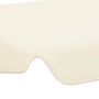 Voir la diapositive 5 : VIDAXL Toit de rechange de balançoire creme 150/130x105/70 cm