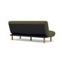 Voir la diapositive 6 : BEST MOBILIER Soan - banquette 2 places convertible clic-clac en velours texturé